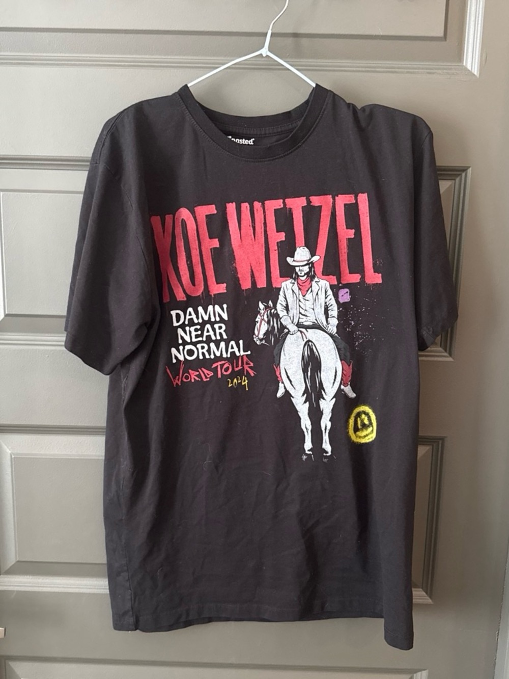 Joe Wetzel Damn Near Normal World Tour Official Shirt Medium Merch